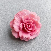 1 Realistic 3D Carnation Flower Mold - Suitable for Candle Making, Resin Crafts, Soap, Jewelry, Home Decoration - Non-Stick and Easy to Demold, Durable Silicone - Perfect Mother's Day Gift