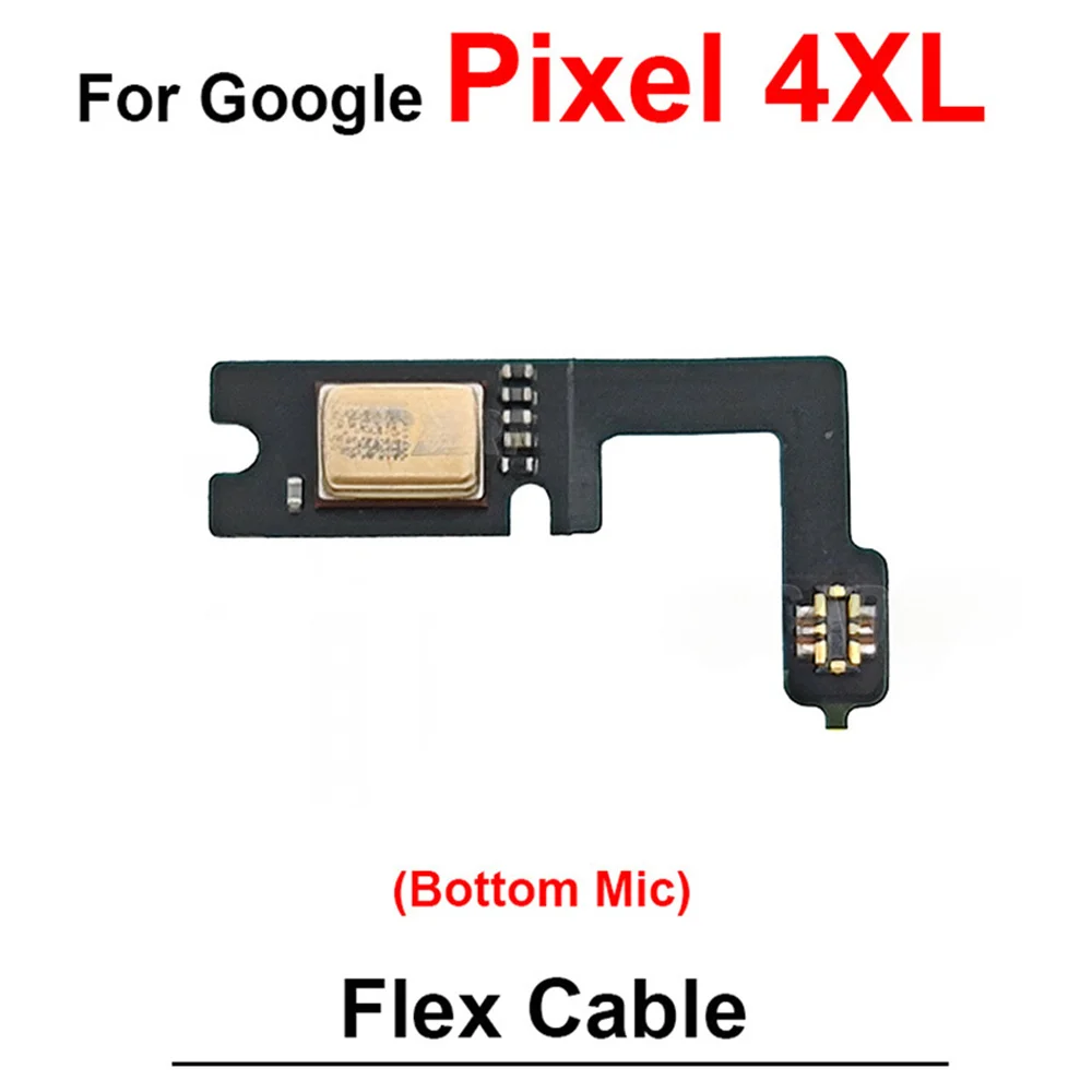 For Google Pixel 2 4XL 3XL 5 7 6 Bottom /Top Microphone Phone Flex Cable Replacement Parts Cell Phone Accessories