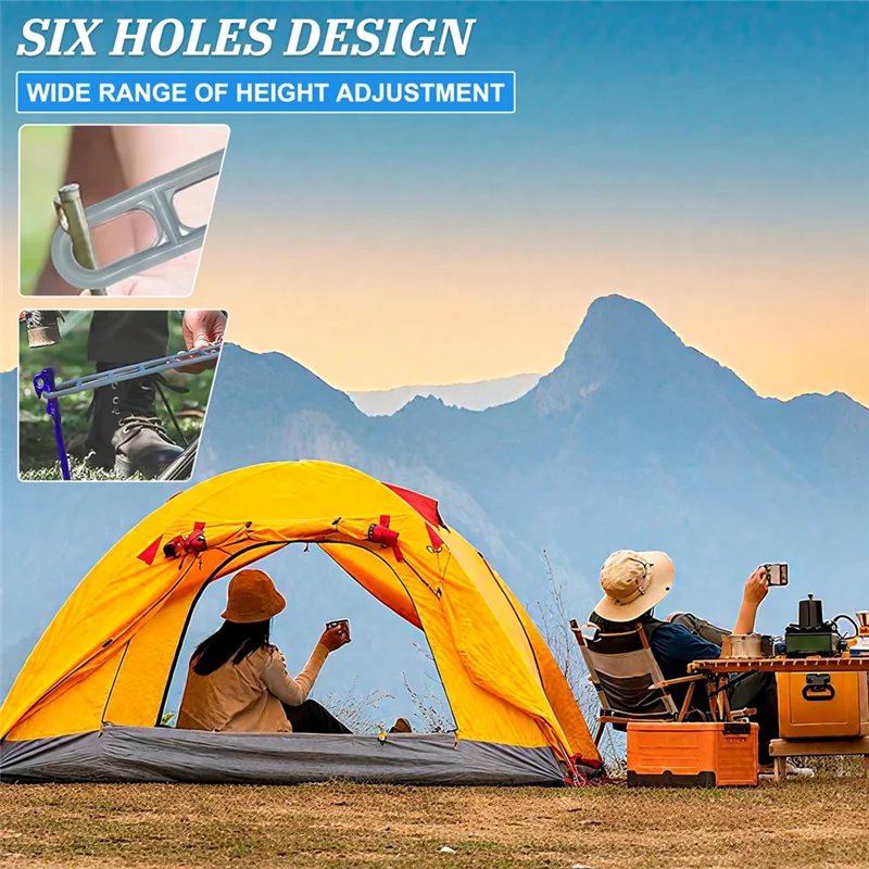 A93Z Ladder Guy Elements, 25-Pack For Awnings, Rubber Camping Tensioners, Tent Accessories