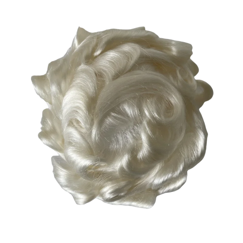 أنظمة الشعر البشري الهندي # شعر مستعار للرجال مقاس 60 لونًا مقاس 8 × 10 بوصة