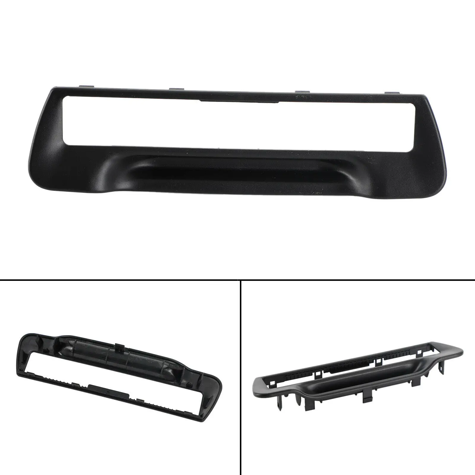 Rear Armrest Cup Holder Surround Trim Set Black Fit for-Audi A6 / A7 2011-2016 8P0885995B 6PS / 4G8863289A 4PK