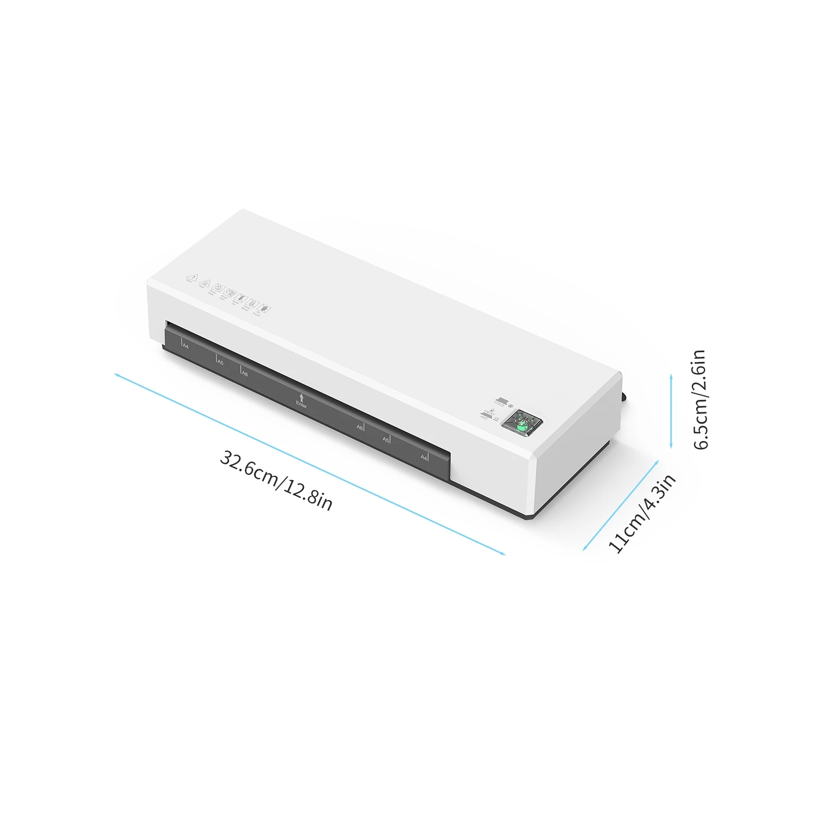 

OSMILE tree Osl266 A4 plastic sealing machine hot mounting/cold mounting/OFF/ABS anti-Card button plastic Photo/File