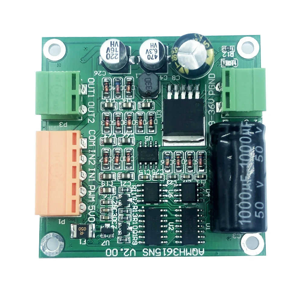 DC Motor Driver 12/24/36V 360W High-Power DC Motor Driver Board/Module H-Bridge Forward And Reverse Can Be Full PWM