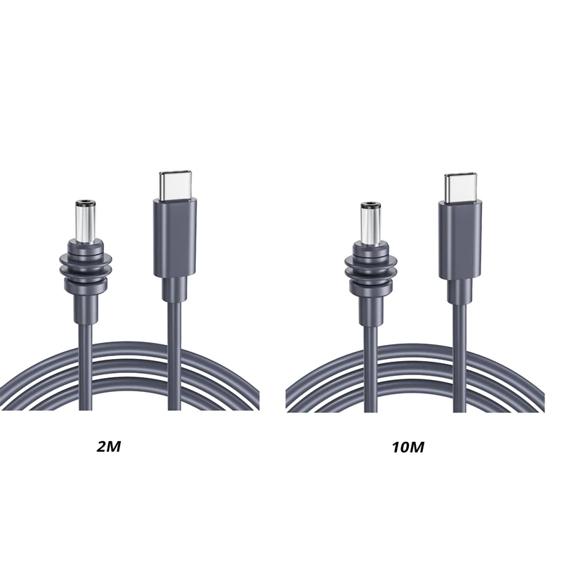 Cable de alimentación para Starlink Mini USB-C a Cable de alimentación CC Cable de alimentación tipo C Cable de extensión macho impermeable