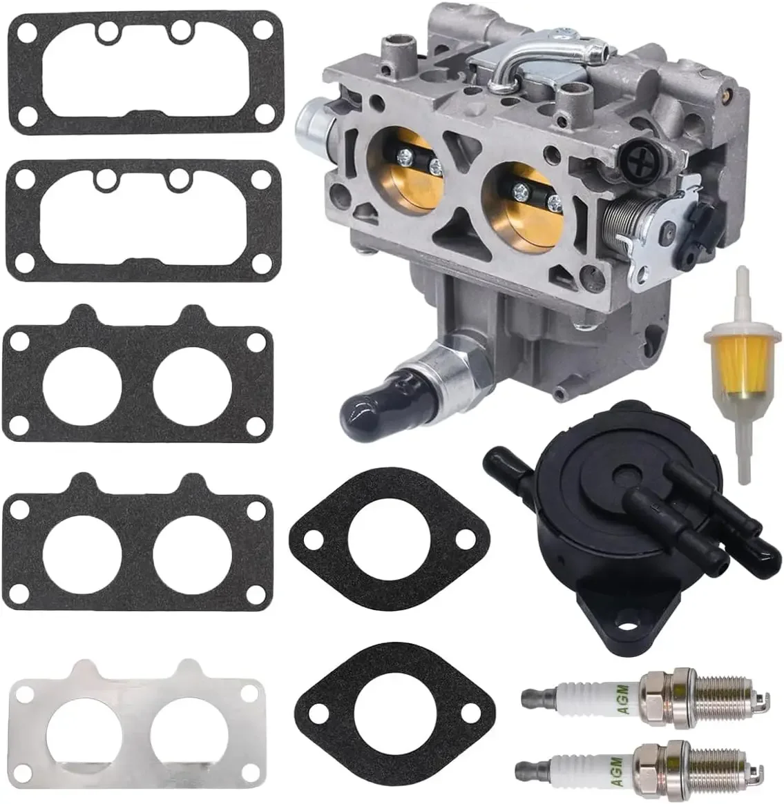 16100-Z9E-033 Carburetor Fit for Honda GX630 GX690 V Twin Cylinder GX690R GX630RH 16100-Z9E-023 With 16700-Z6L-003 Fuel Pump