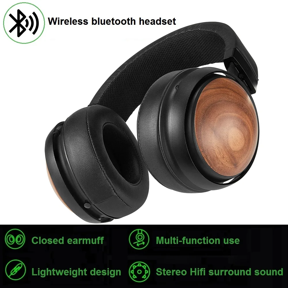 HIFI Stereo Headphone Music Headset multifunctional Compatible with wireless Bluetooth headphones wired беспроводные наушники