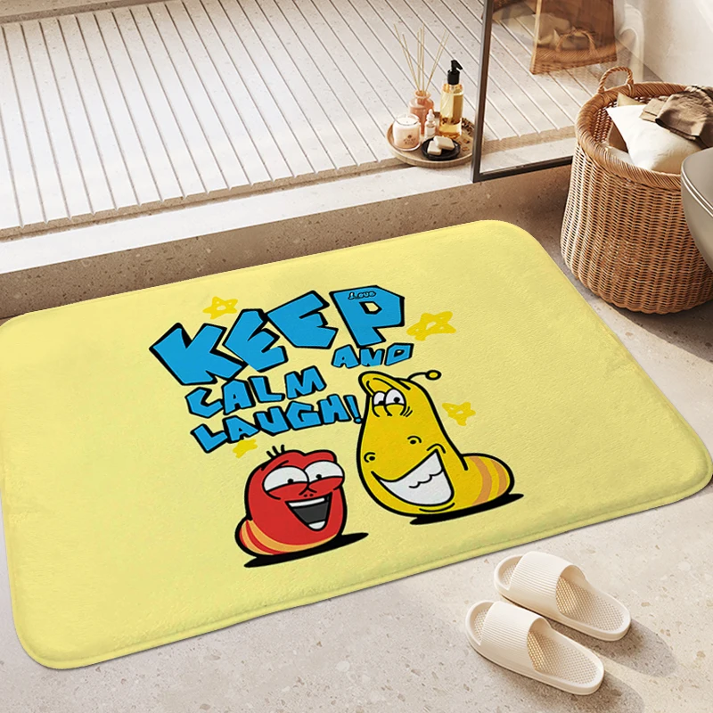 Washable Non-slip Kitchen Mat A-Larvas Custom Rug Aesthetic Carpet for Bed Room Floor Carpets for Living Room Bedroom Carpet