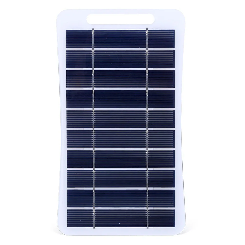 

Camping 2W Solar Panel 5V Output Solar Charging Solution 5V Output Panel Backup Power Source Efficient Solar Conversion