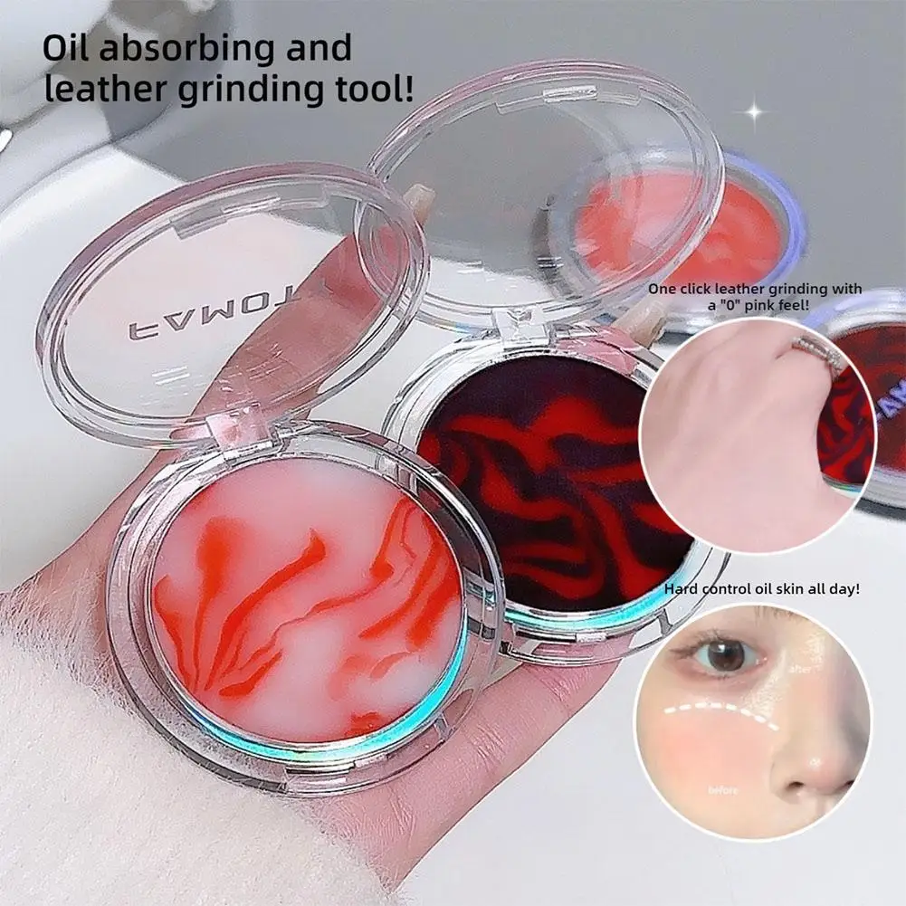 New Pressed Powder Oil Control Long-lasting Powder Waterproof Powder Powder Makeup Cake Face And Dry Puff With Wet Powder L0J9