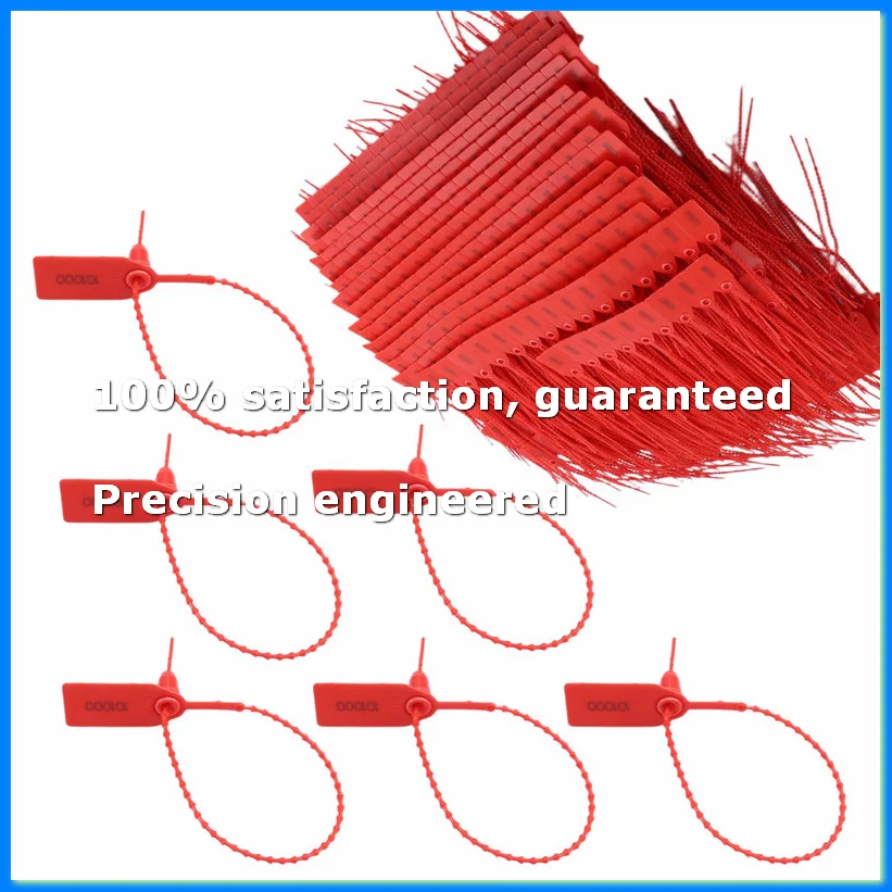 

1000 Pcs Plastic Tamper Seals Tags Security Tags Seals Safety Numbered Zip Ties Labels-A07G