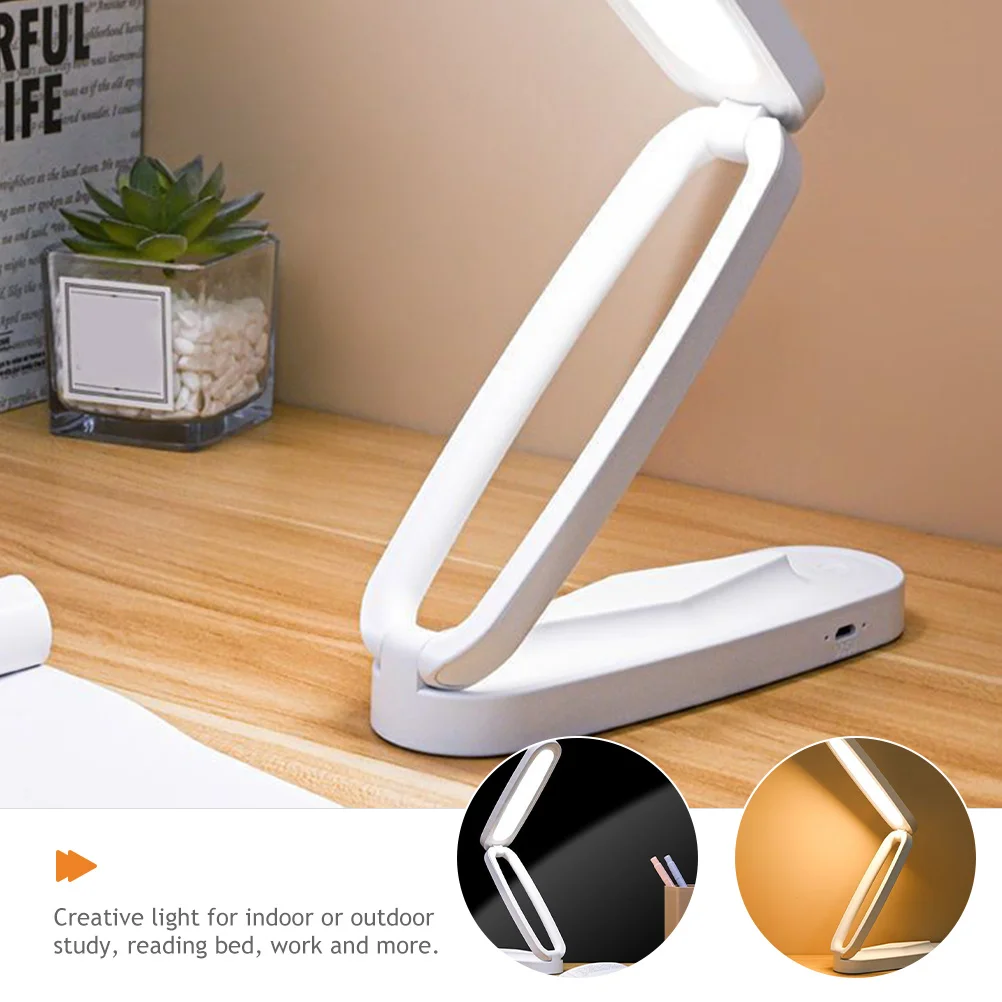 

LED Desk Lamp Folding Reading Light Touch Brightness Adjustable Night Light for Bedroom Study Small Desk Lamp