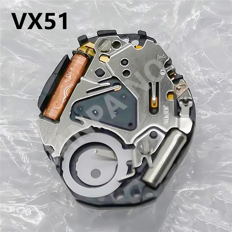 Japan New VX51 Movement Quartz Movement VX51E Quartz Movement Three Hands Watches Movement Parts