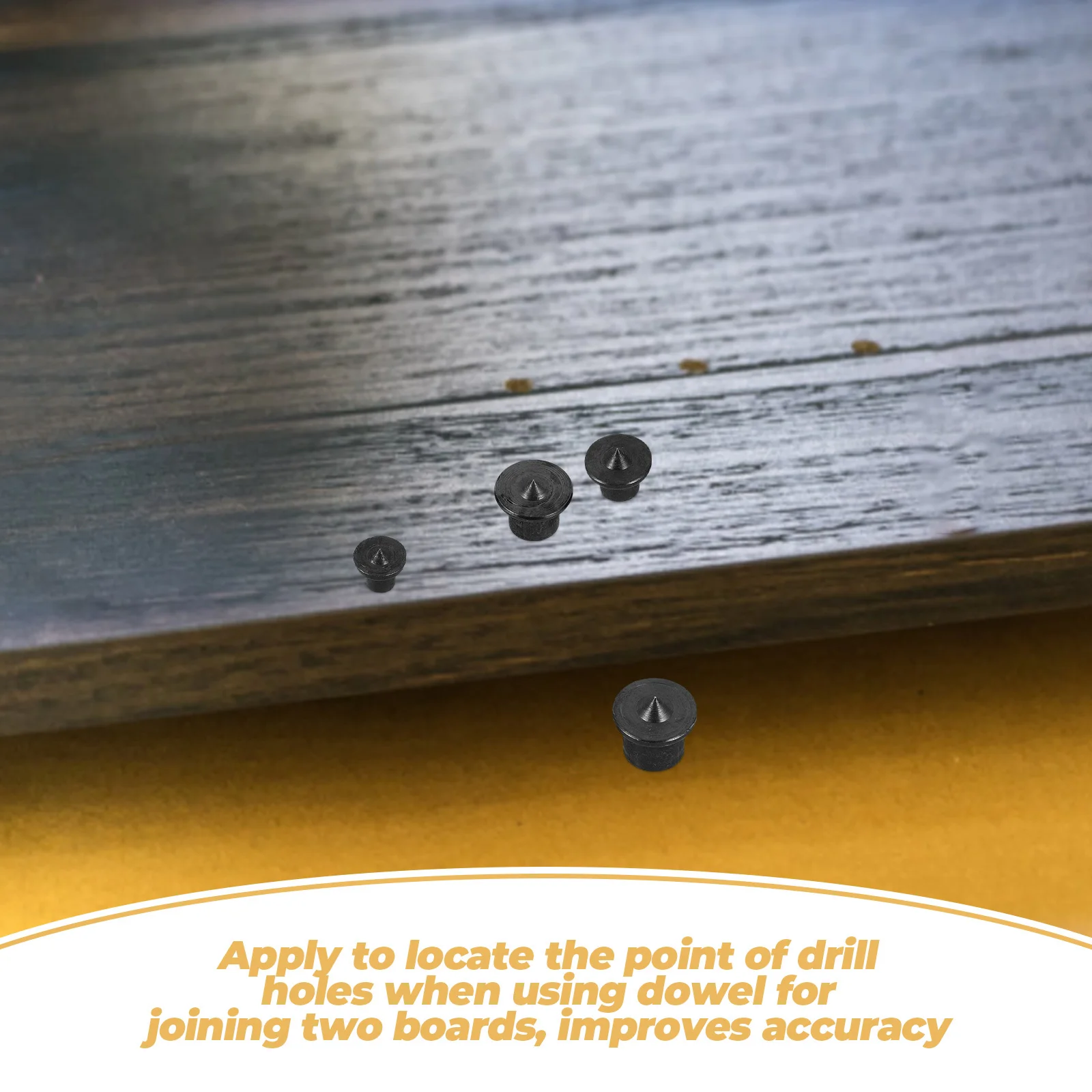 

8pcs Transfer 10Mm 12Mm Centering Pins Woodworking Tools For Hole Centers Alignment Wood Marker Dowel Centers Dowel Jig