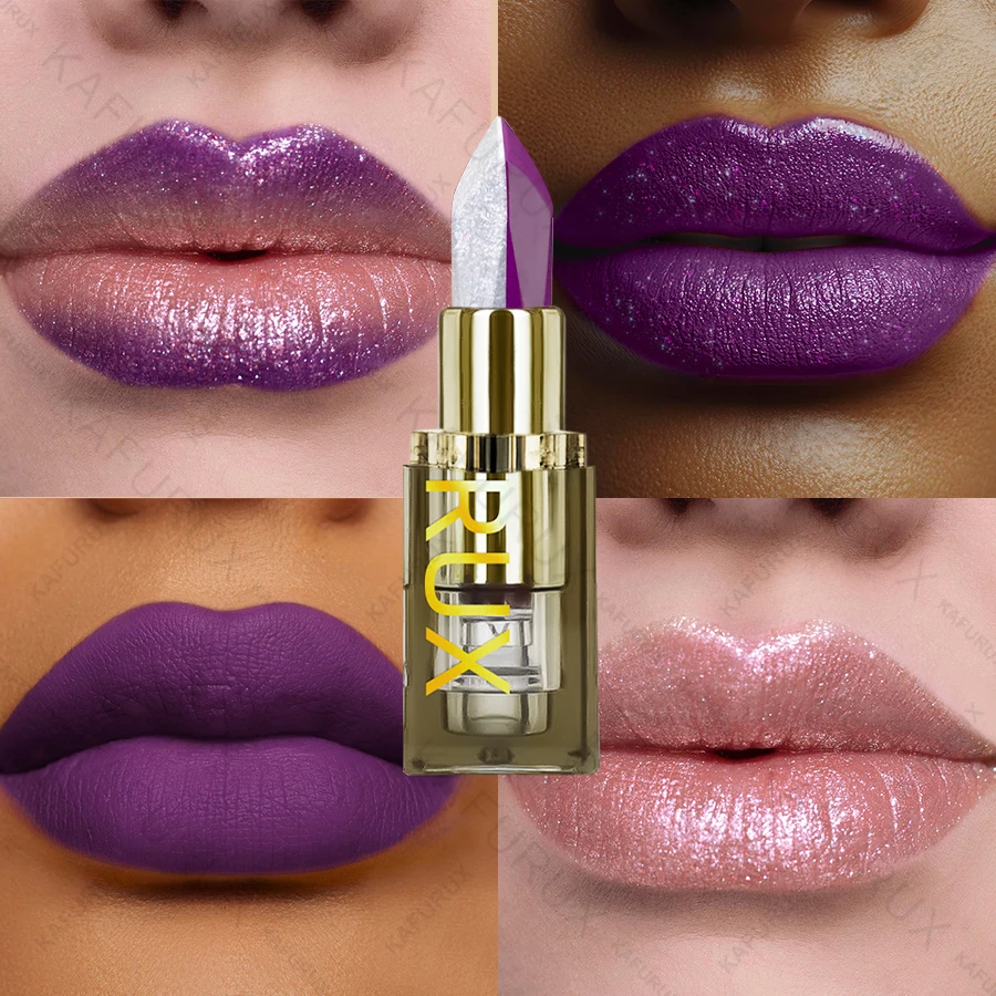 11 Farben, zweifarbiger Lippenstift, Lila, Schwarz, Glitzer, matt, 1 Stück, Lippenstifte, Make-up, einfach zu verwenden, Lippentönung, Make-up, Geschenke, Rot, Schwarz, Kosmetik – Detail 9
