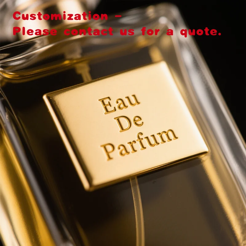 

Изготовленная на заказ алюминиевая прочная водонепроницаемая клейкая наклейка на заказ, индивидуальный дизайн, этикетки для духов, крышки для бутылок, закрытия, тиснения