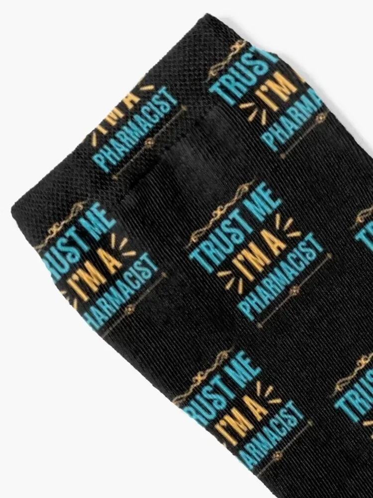 Trust The Pharmacist Socks cute new year gift Socks For Women Men's