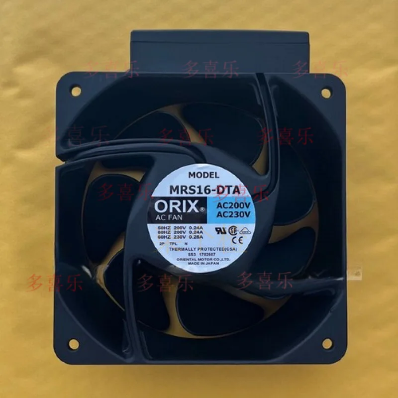 

EE для ORIX MRS16-DTA 16060 AC200V AC230V 0.24A 16CM Металлический охлаждающий вентилятор