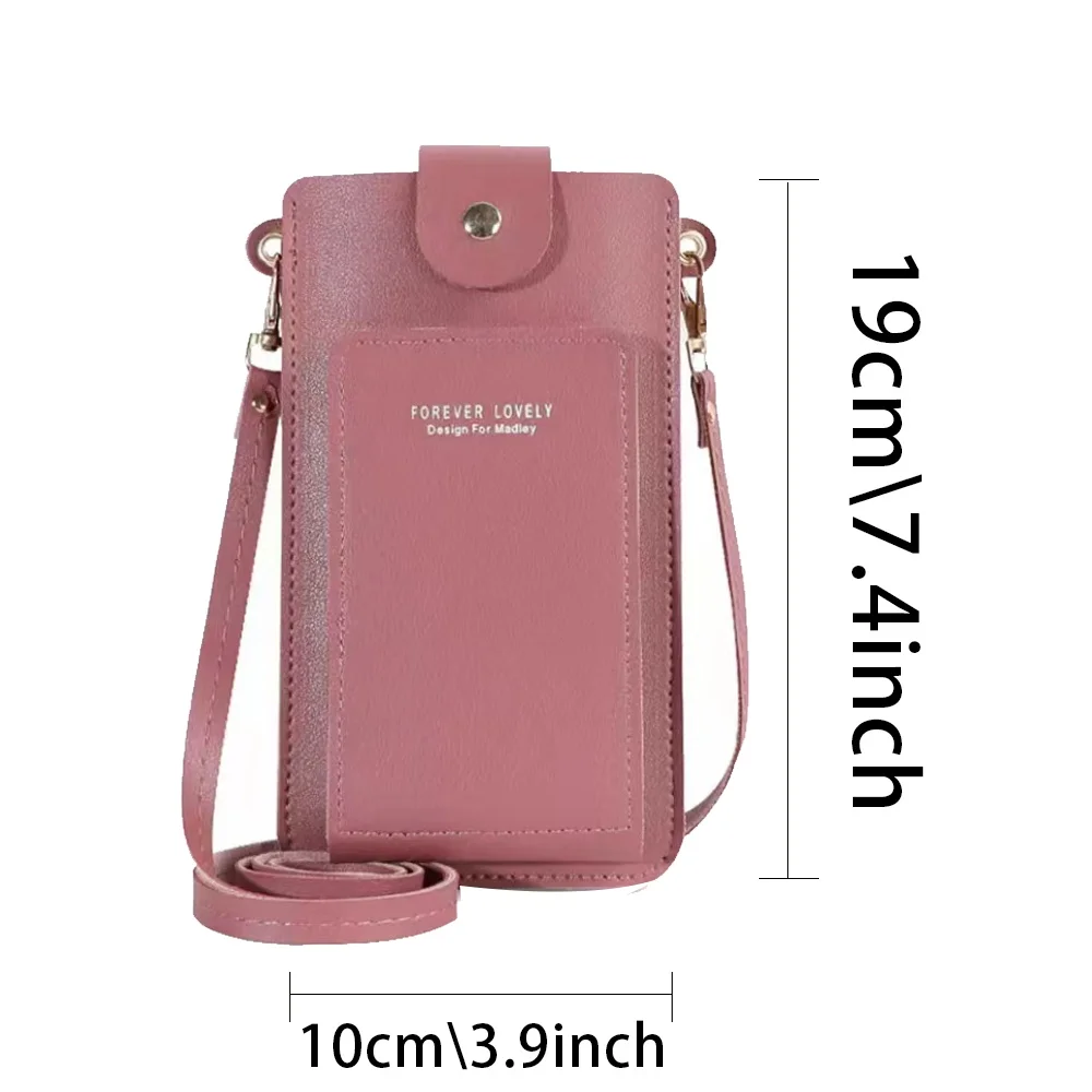 Shopping Bags Portable Women Bags Mobile Phone Bag Holder Crossbody Shoulder Strap Handbag Bear Letter Print Versatile Wallets