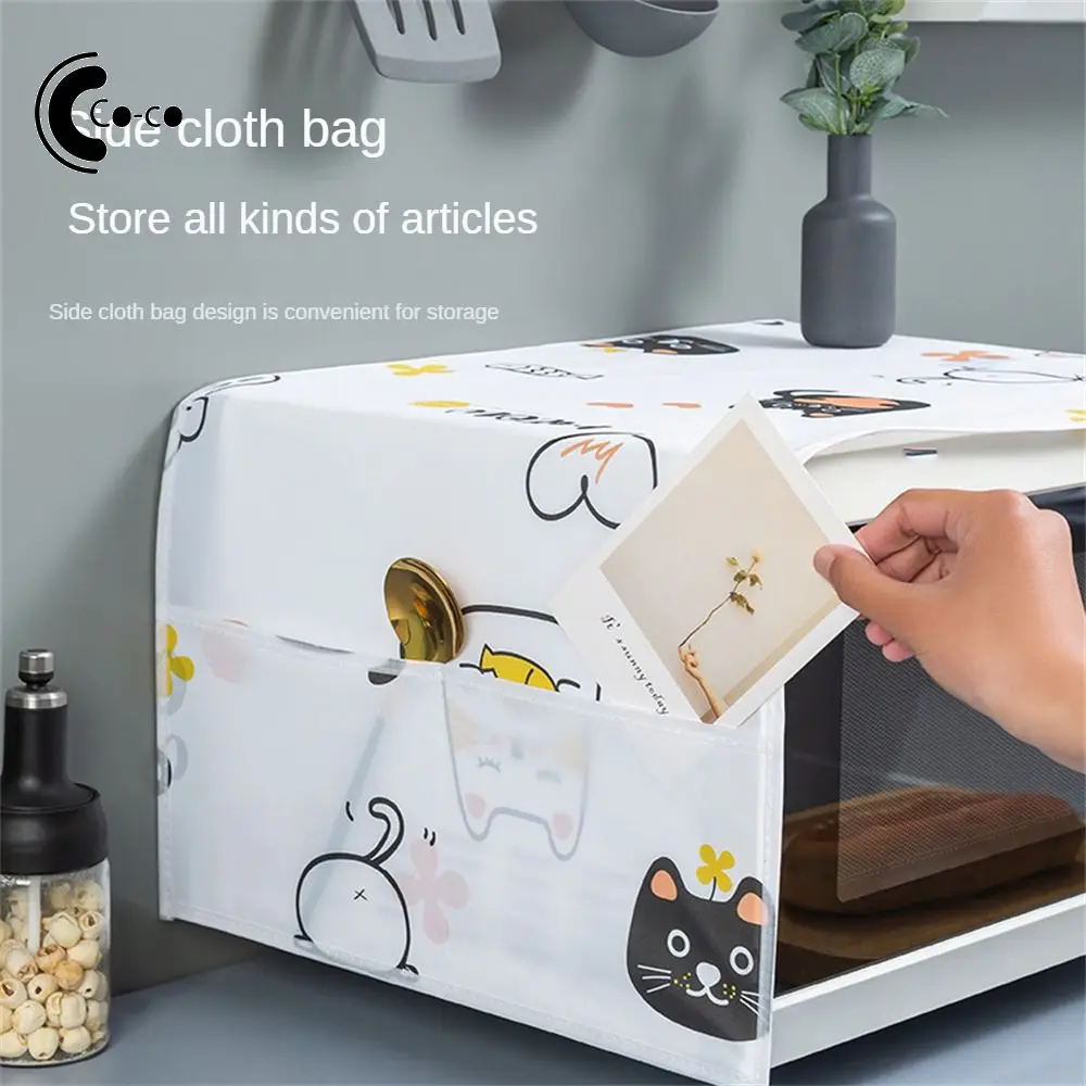 Printing Microwave Oven Dust Covers Moisture-proof Waterproof Nordic Wind Household Accessories Microwave Oven Dust Cover