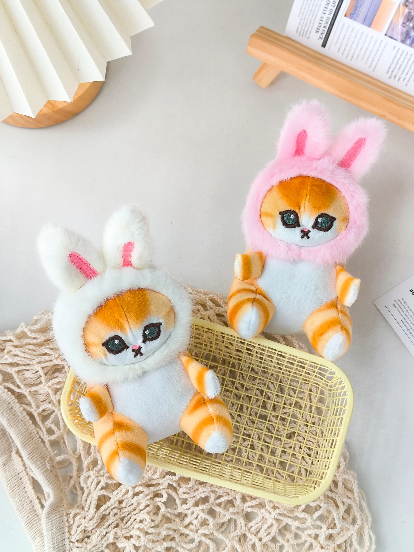 Kawaii tempura, gebratene garnelen, hai, katze, plüsch anhänger, schlüssel bund, cartoon anime, hobby, niedlicher puppen anhänger, anhänger, paar geschenk