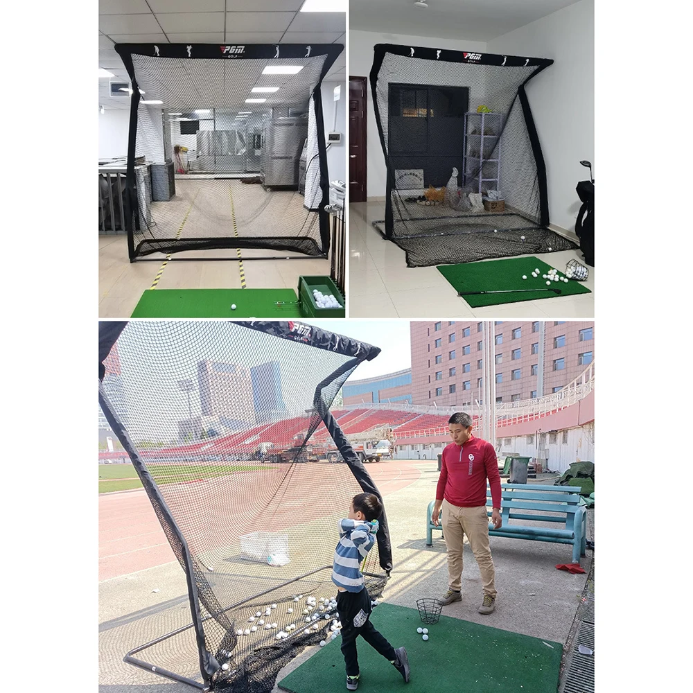 PGM Golf Practice Net Professional Swing Cut Training Equipment Anti Rebound Strike Net LXW019