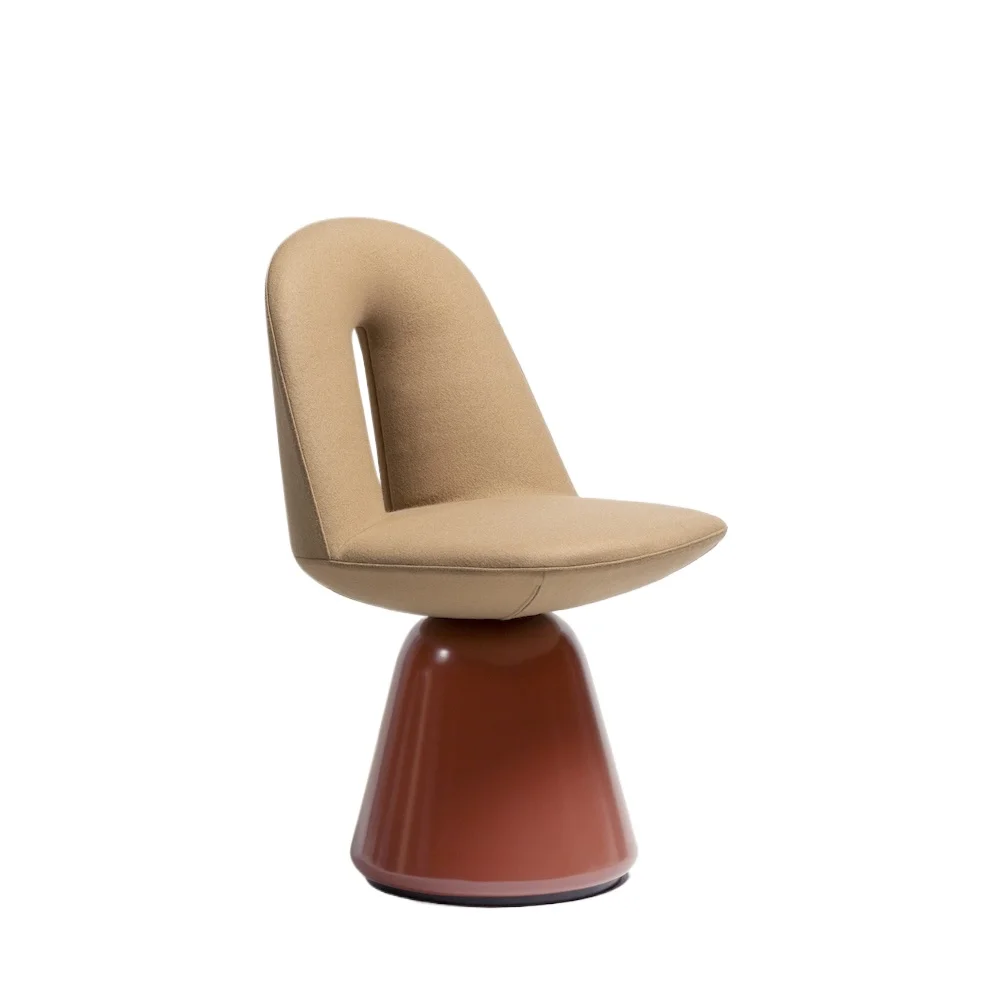 Nordic style simple wooden dining chair vintage style restaurant comfort seating