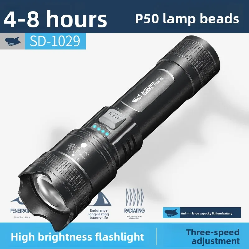 lanterna-led-recarregavel-por-usb-de-alto-lumen-portatil-para-uso-externo-com-foco-ajustavel-e-feixe-concentrado-para-emergencias-domesticas-e-camping