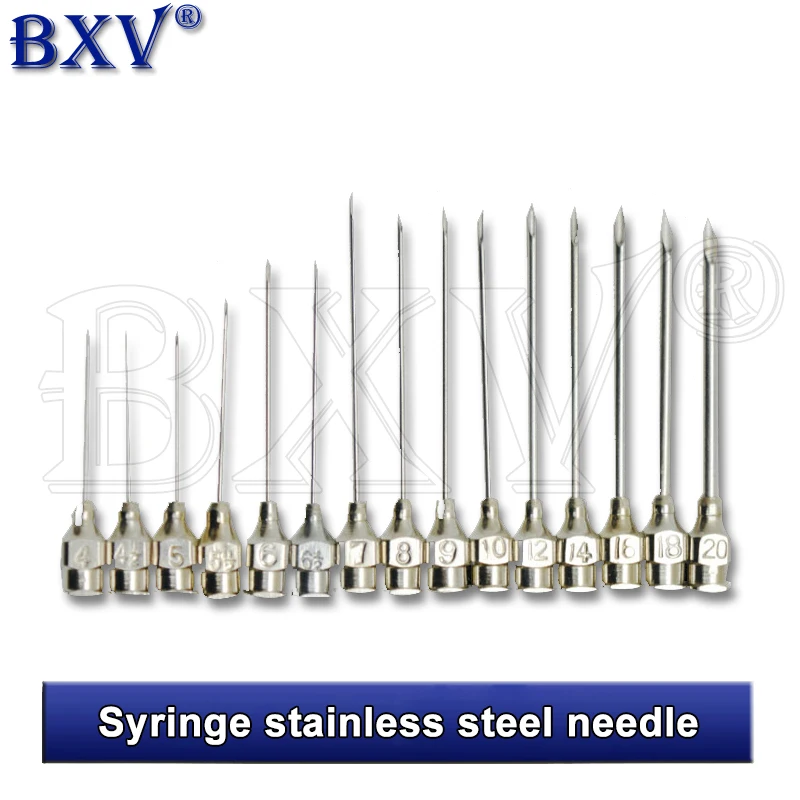 10PCS 5x20.5 5*20.5MM  Syringe Stainless Steel Needle Veterinary Needle Dispensing Needle 5.5x24 6x35 6.5x29 7x36 20X38 PUMUDDSY