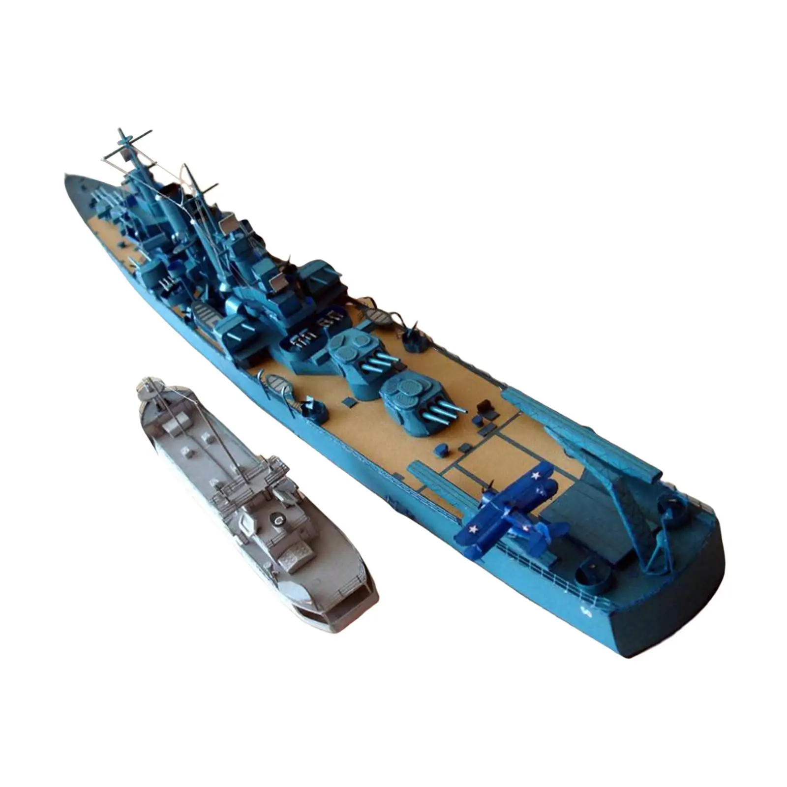 Naval Ship Toy Set Model Warships Ship Kits Ship Gift Papercraft Toy for Kids Adults for Adult Kids