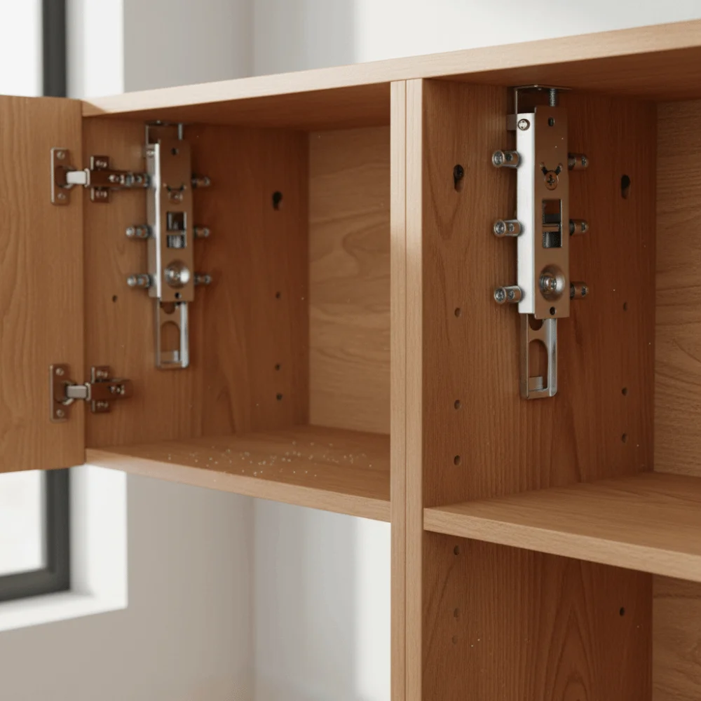 Heavy Duty Steel Cabinet Hanger Conceal Hidden Professional Steel Cabinet Hanging Bracket Stable Mounting Adjustable