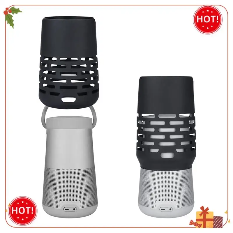 Durable-Soft Silicone Bluetooth-Compatible Speaker Case Accessories Portable Cover For Bose Soundlink Revolve/Revolve+ I II