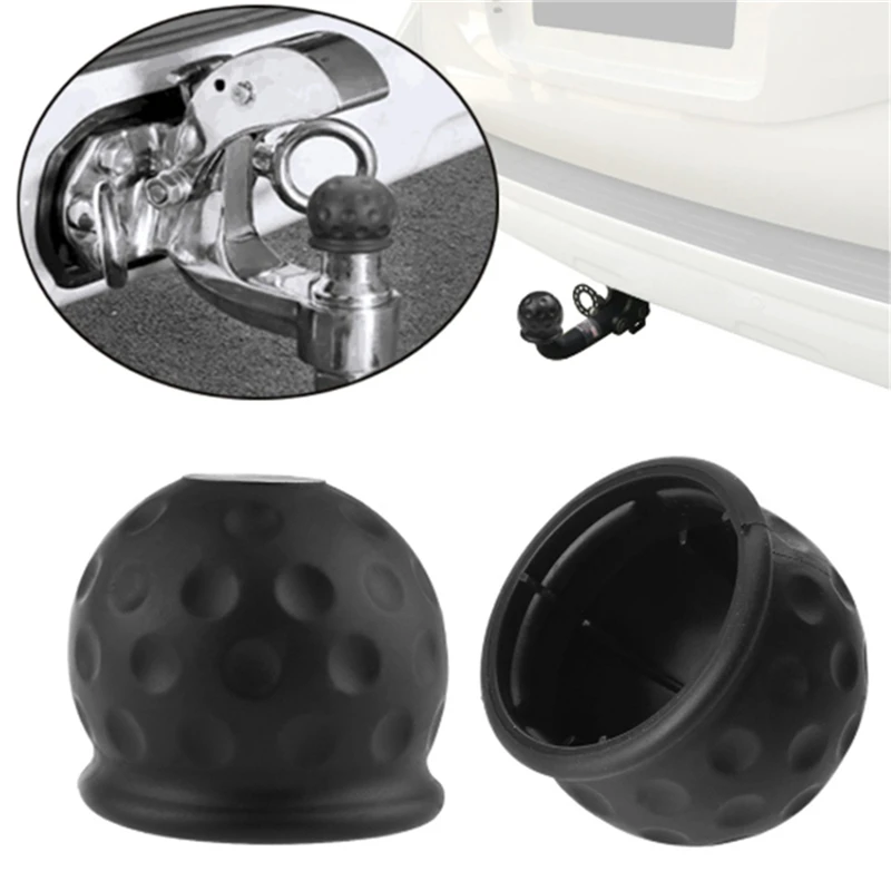 New Universal Rubber Tow Bar Ball Cover Cap Towing Hitch Caravan Trailer Tow Ball Protector Cover