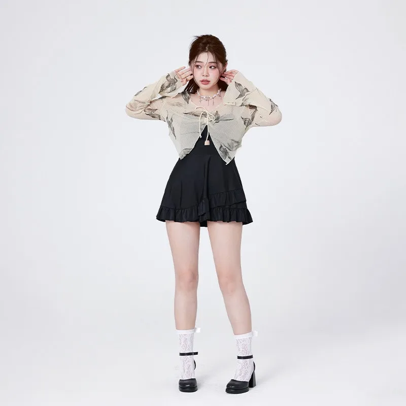 coreano-plus-size-doce-maio-de-uma-peca-com-estetica-cobrir-ups-sexy-feminino-preto-halter-banho-babados-vestido-maio