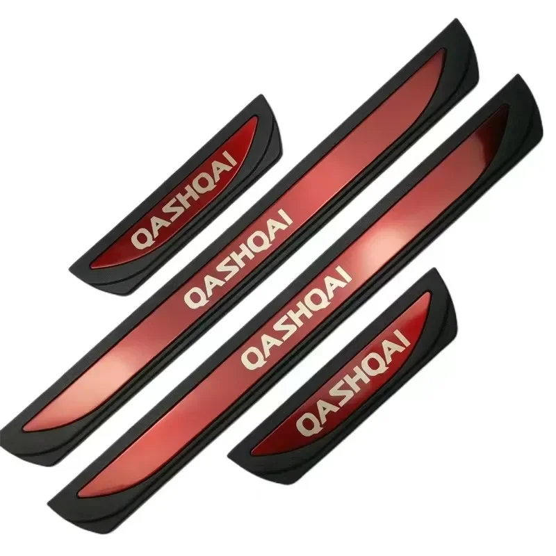 2022 2023 For Nissan Qashqai J12 Car Styling Door Sill Scuff Plate Guard Stainless door Sills Protector Sticker