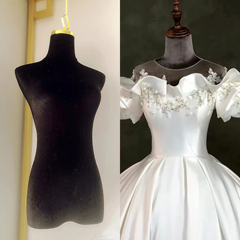 Female Mannequin Body Replacement Cloth Cover Bridal Shops Wedding Dress Evening Gown Model Display Model Props and Accessories