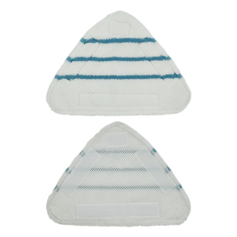 AC93-12Pcs منصات استبدال ممسحة البخار مثلث قابل للغسل القماش تنظيف الطابق ستوكات ممسحة رئيس وسادة تركيبات ممسحة البخار
