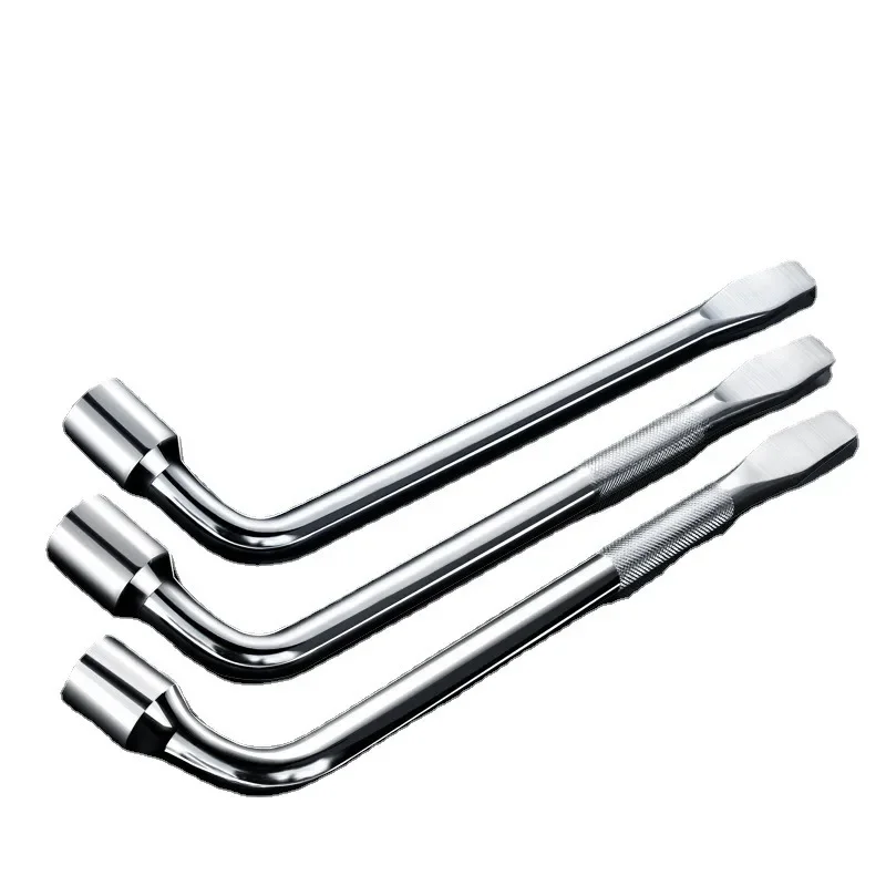 L-shaped Socket Wrench Elbow 7-shaped 17 19 21 mm Hex Key Hexagonal Mouth Chromium-vanadium Steel Hand Tools Accessories