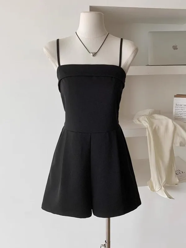 

Faionable Strap Rer orts irt Two-Piece Set Women's Summer 2025 Casual Outfit Long Sve Student Work orm