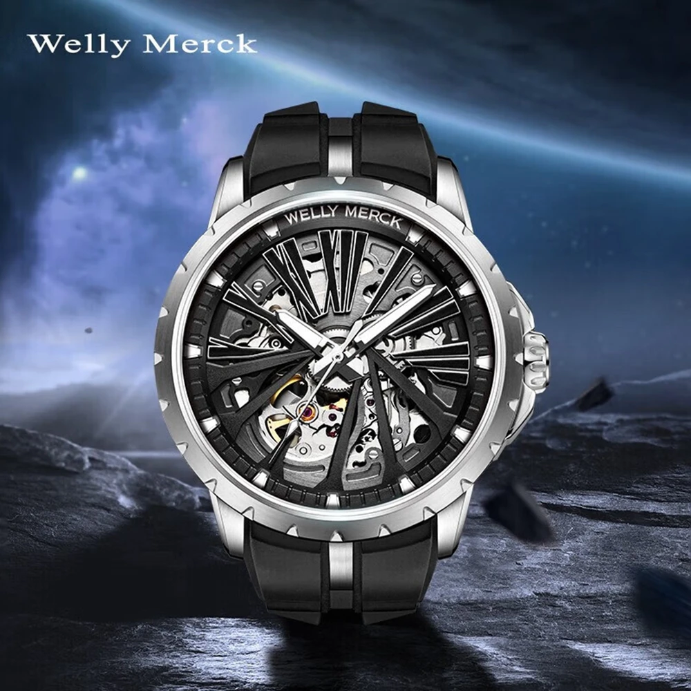 Luxury Watches Automatic Sports Watch Men 42mm Mechanical Wristwatches Top Brand Luminous 10bar Waterproof Clocks Welly Merck