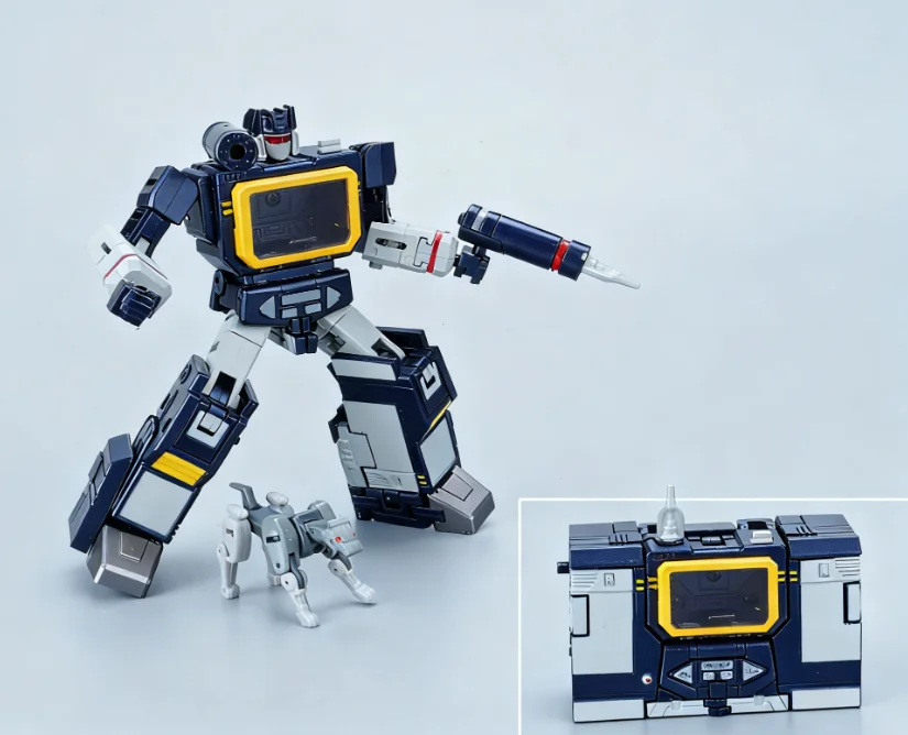 التحول SD01 SD-01 KO Newage H21 Soundwave مع الشريط G1 نسبة صغيرة 13 سنتيمتر عمل نموذج لجسم لعبة