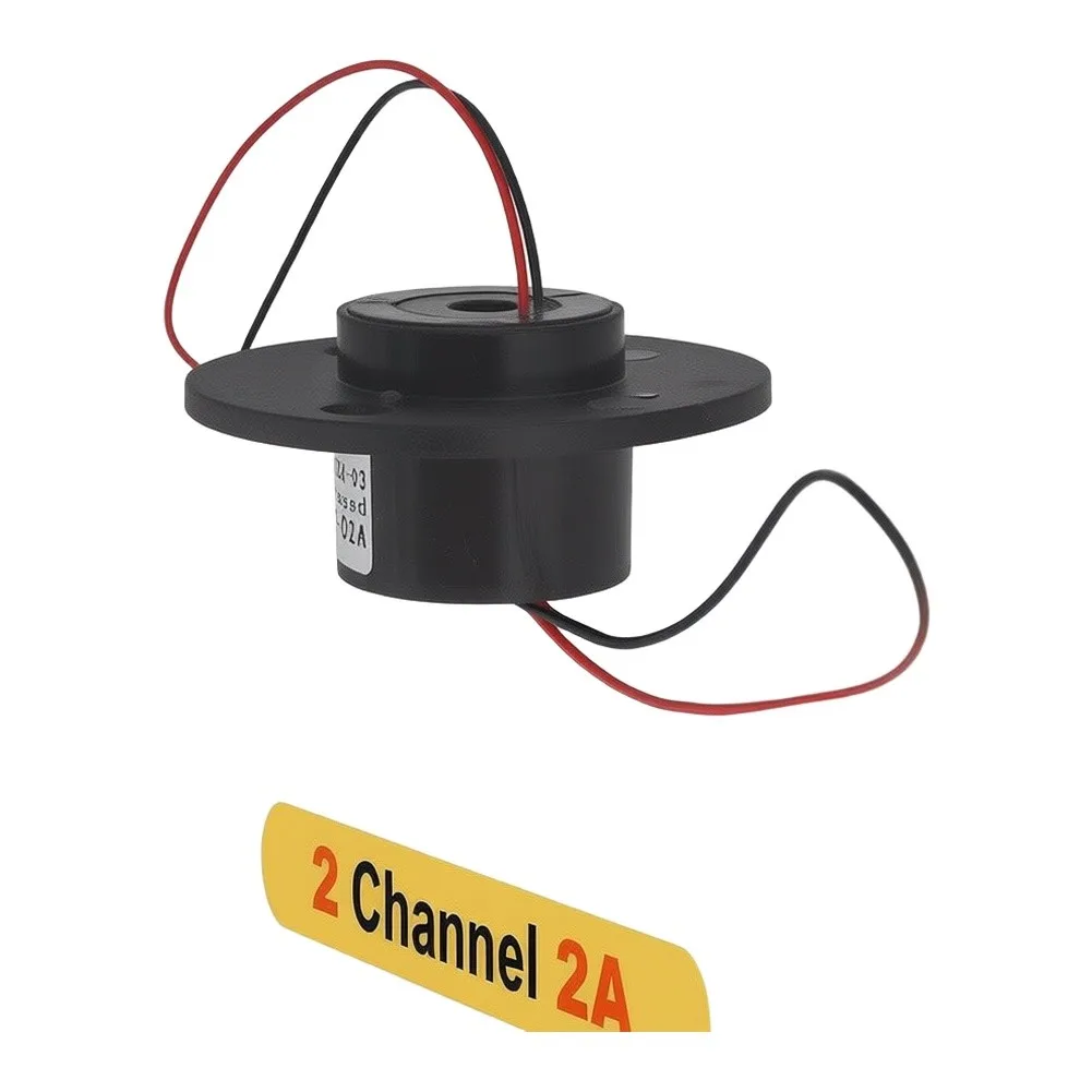 For Smooth Rotation Hollow Shaft Slip Ring Compact Rotary Connector Stepper Motor for gimbal Rotary Joint Metal Material Body