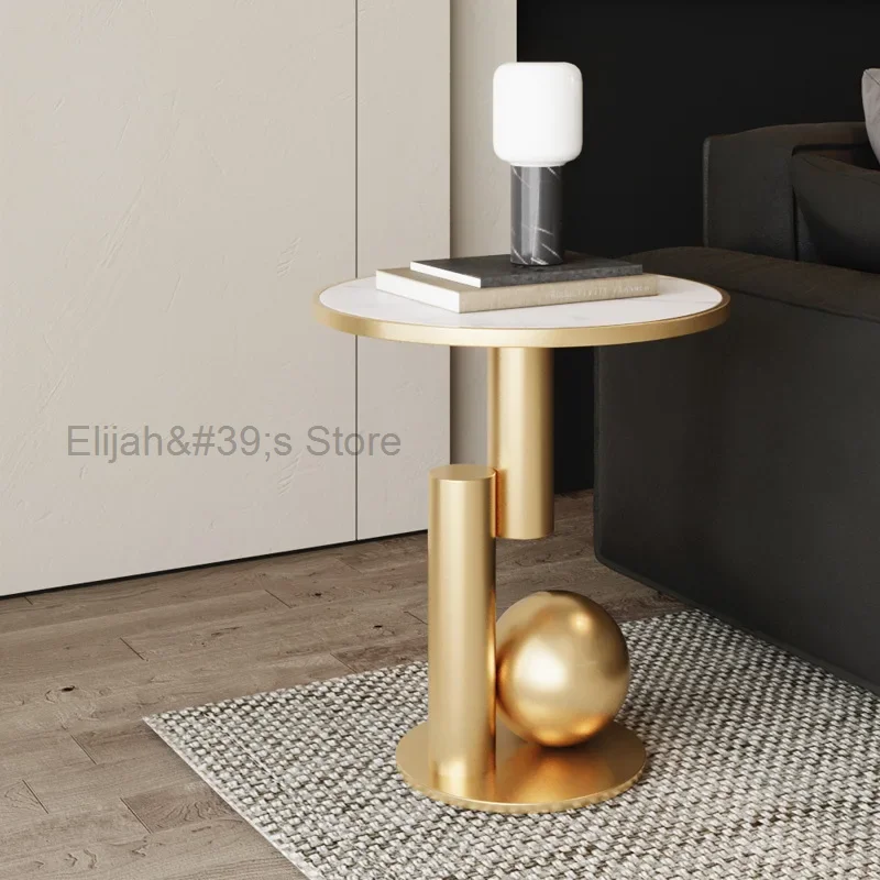 

Designer vanity Coffee Tables Modern Small Round Sofa Luxury Round Coffee Table Creative Bedside Living Room Salon Furniture