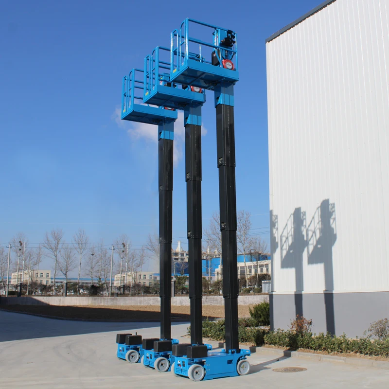 #Self-Propelled Vertical Mast for Signage Installation
