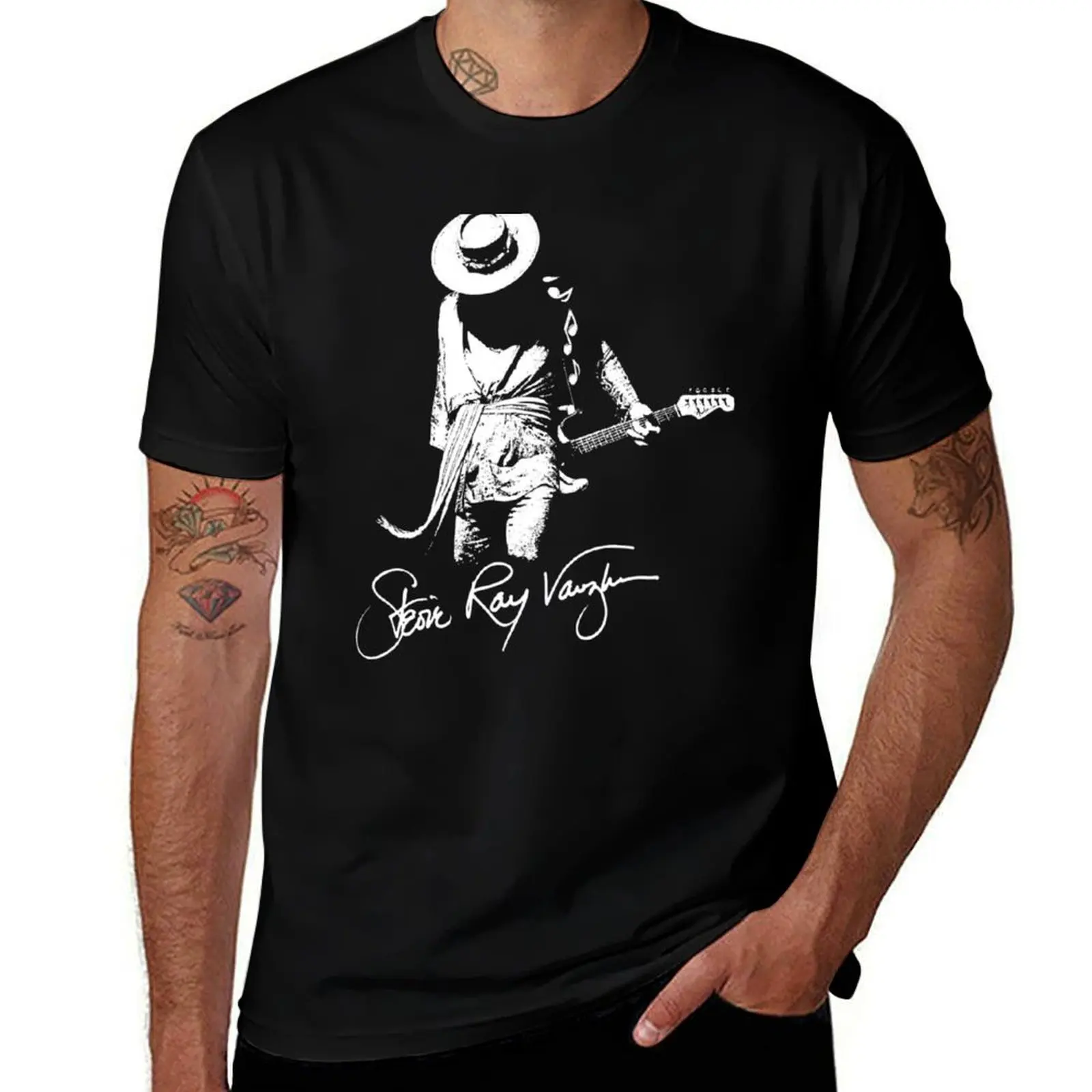 

for Fans Gifts humor shirts SRV T-Shirt for dark t shirt Vaughan t funny Ray Stevie Vintage man