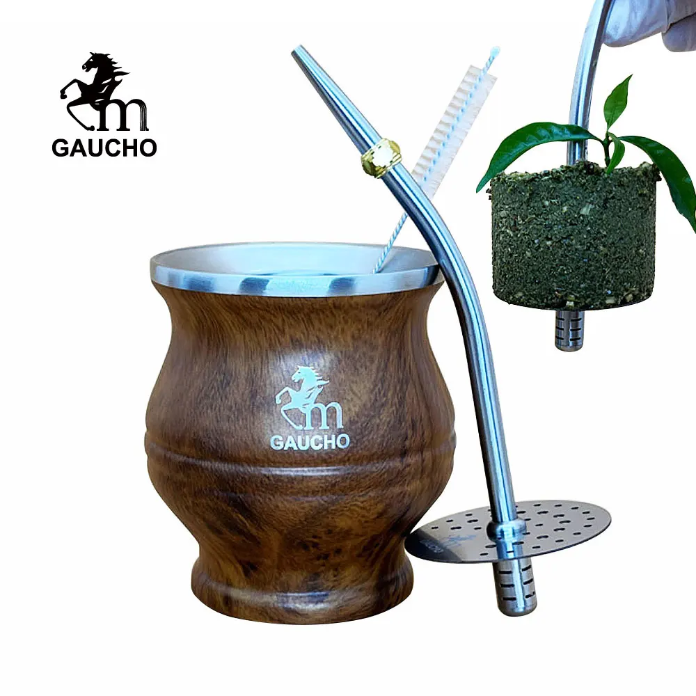 1 Set/Lot Gaucho Yerba Mate Tea Dregs Removal Stainless Filter Separator Smooth Drinking And Easy Clean Include Bombilla Straw