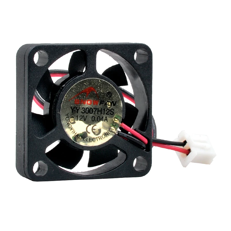 Y-Y 3007H12S 3cm 30mm fan 30x30x7mm DC12V 0.04A Ultra-Quiet Cooling Fan for Raspberry Pi Small Devices