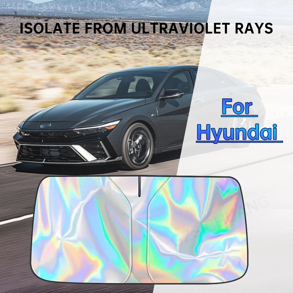 

Car Windshield Sunshade For Hyundai Sonata Sedan 2015-2019 Laser Car Front Window Sunshade Insulation Shield Car Accessories