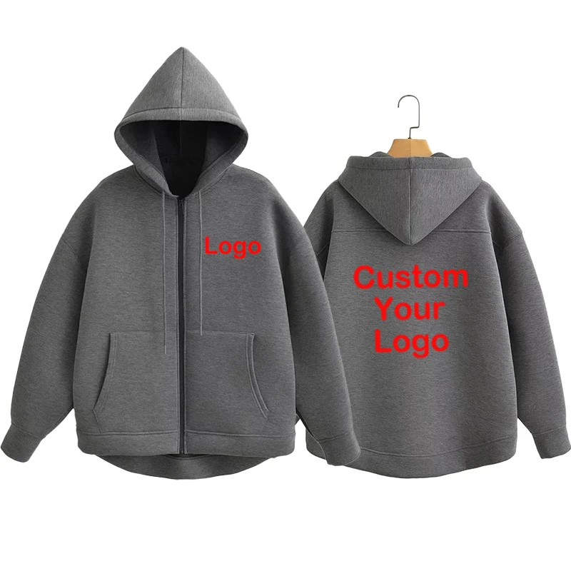 

Custom Your Design Vintage Hooded Women Teenagers Trendy Winter Vacation Clothes Elegant Sports Hip hop Tops DropShipping Chic