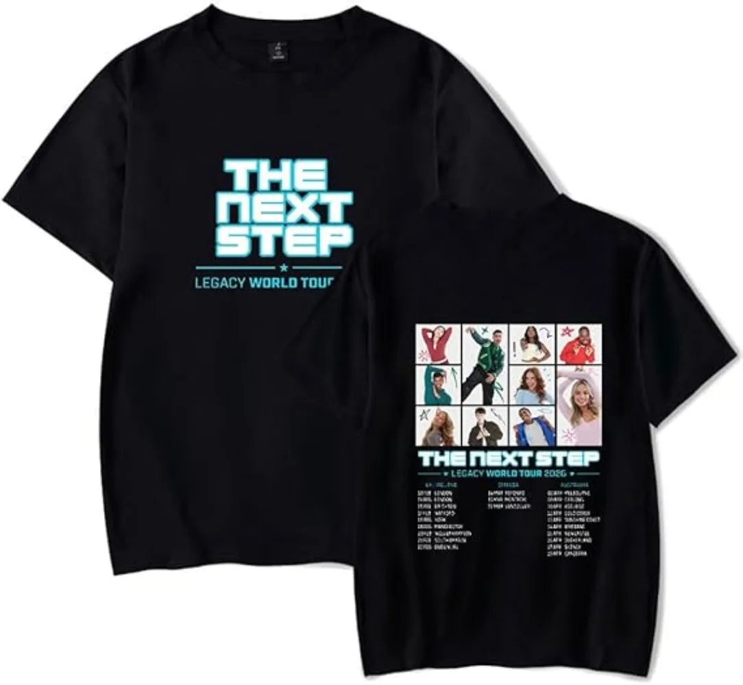 The Next Step Legacy World Tour 2026 Fashion Harajuku Summer Tee Clothes Casual Summer T-Shirt