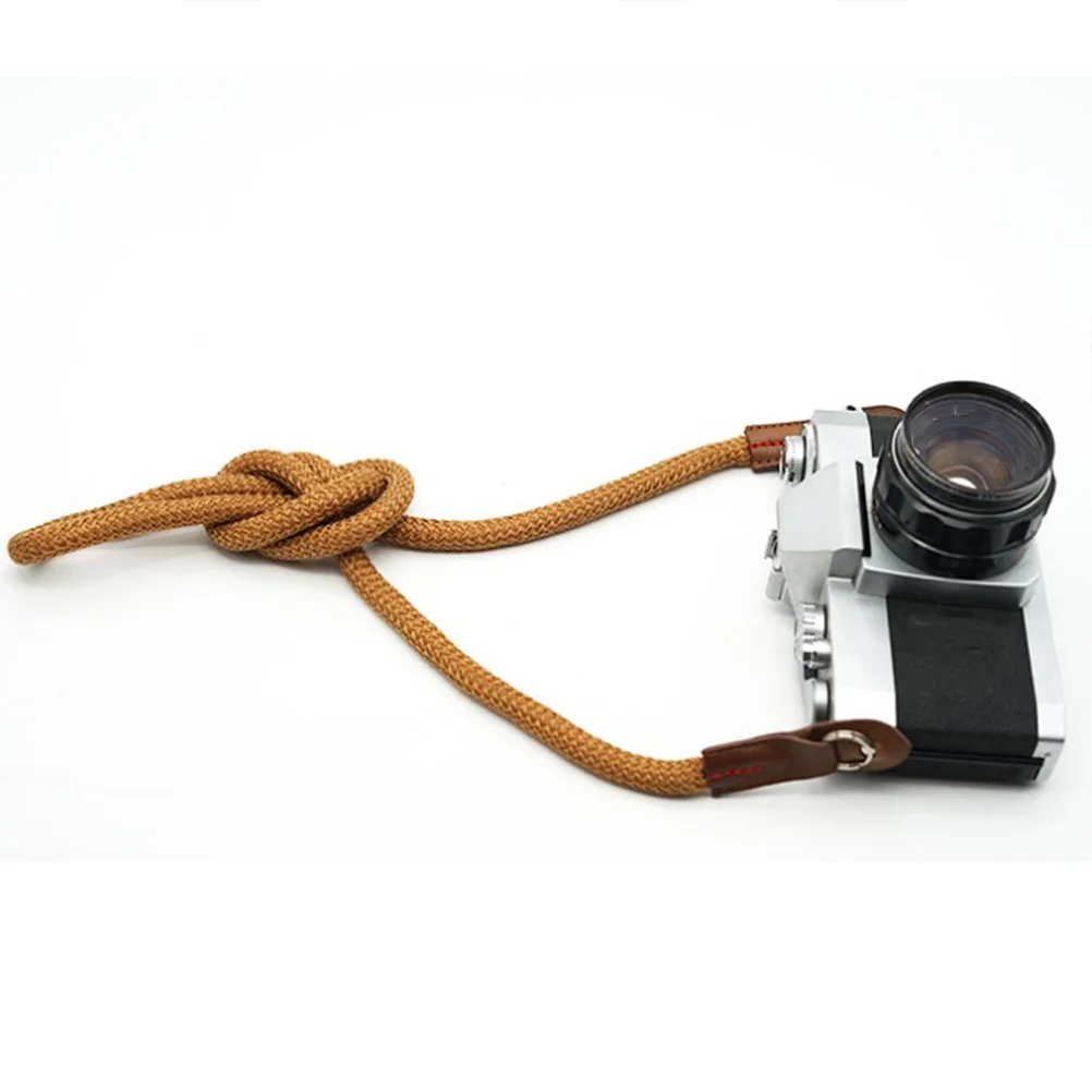 

Camera Rope Fashionable Strap Micro-single DSLR Pp Coffee Color Halter for Long Compact High Strength